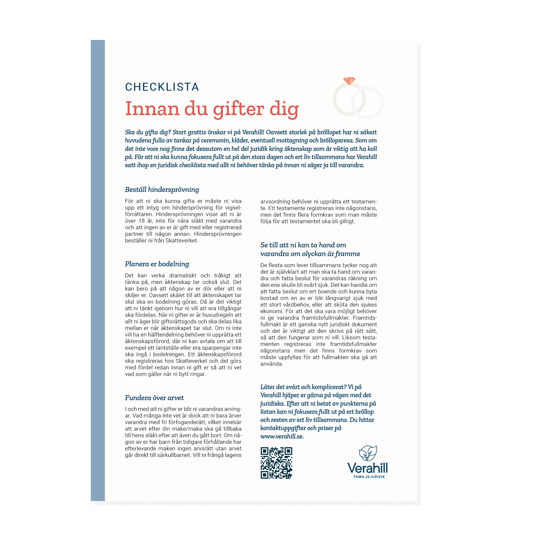 Innan du gifter dig